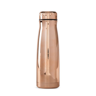 Insulated Stainless Steel Bottle with Copper Finish