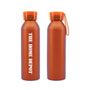 Aluminum Water Bottle with Silicone Strap