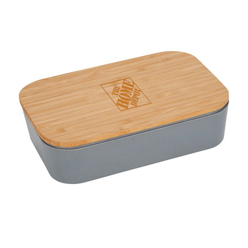 Lunch Box with Bamboo Cutting Board