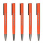 Soft-Touch Rubberized Pen (5 Pack)