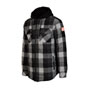 Quilted Flannel Hooded Jacket