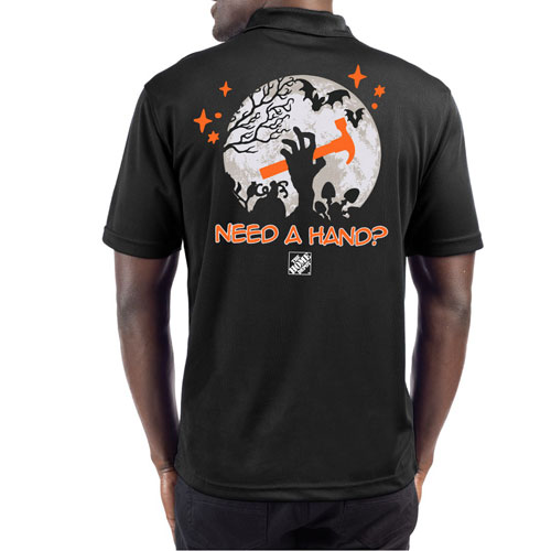 Need a Hand Graphic Glow-in-the Dark Polo
