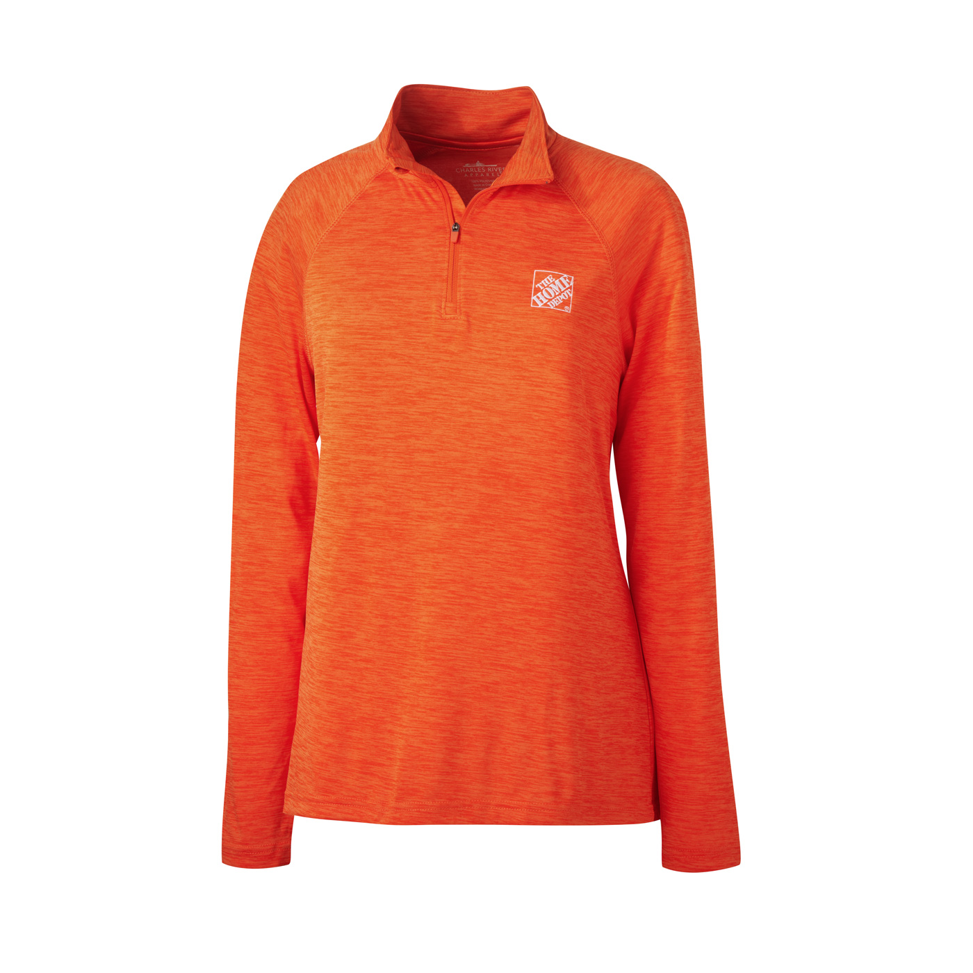 Ladies Space Dyed Quarter Zip Performance Pullover Thdgear